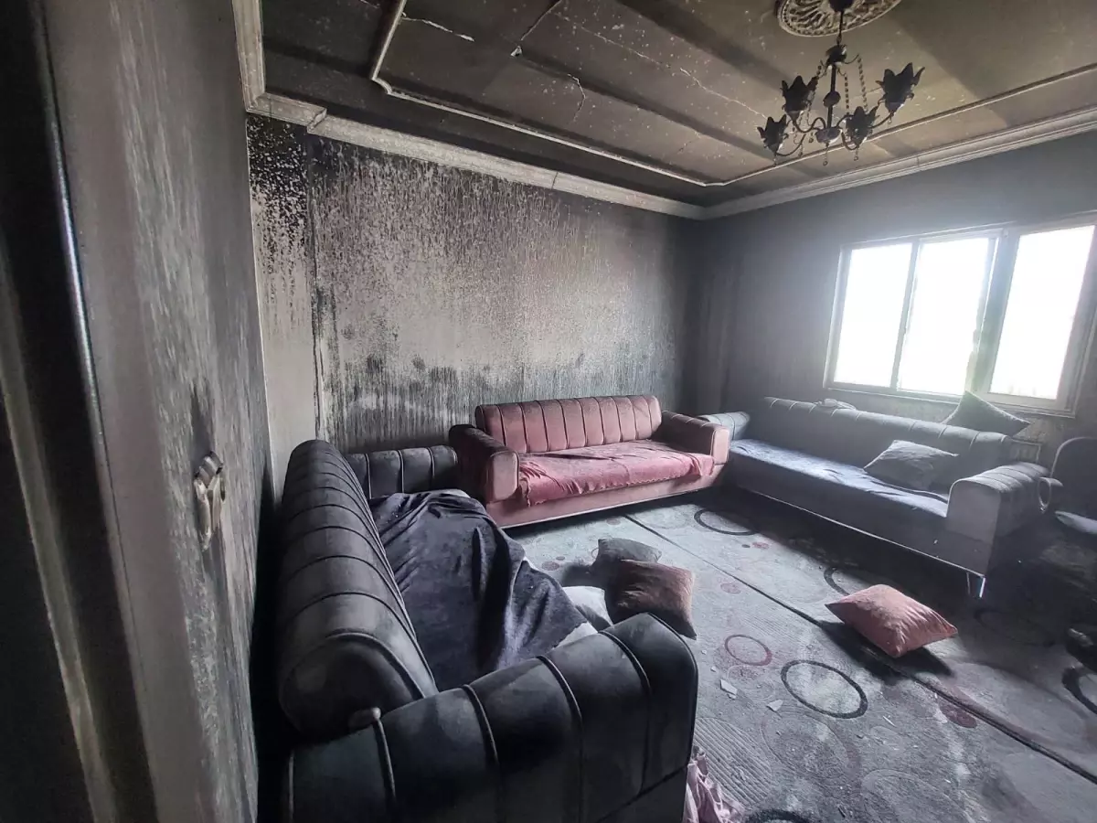 Karaman'da Eski Eşin Evi Ateşe Verildi