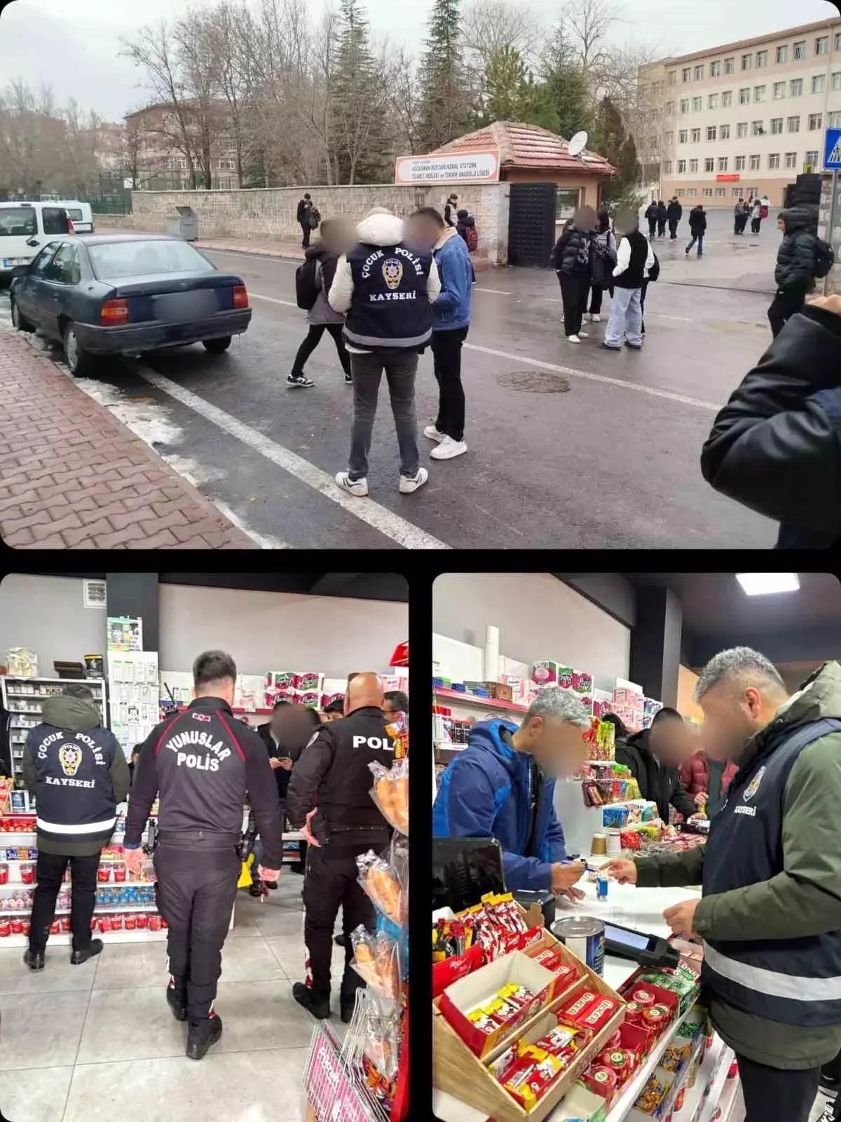 Kayseri'de Okul Güvenliği Uygulaması